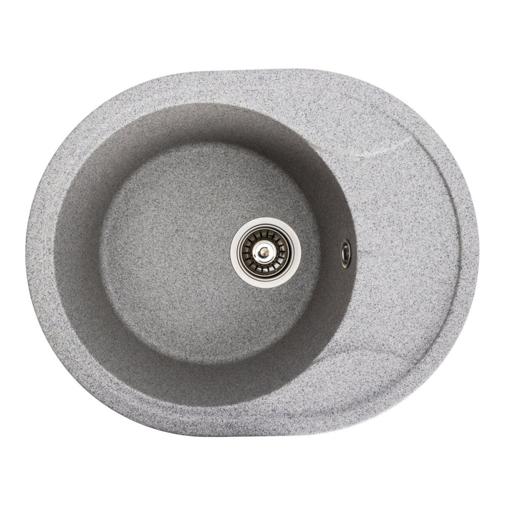 Гранітна мийка для кухні VALESO ONYX 5847 матова Сіра Коломыя - изображение 3