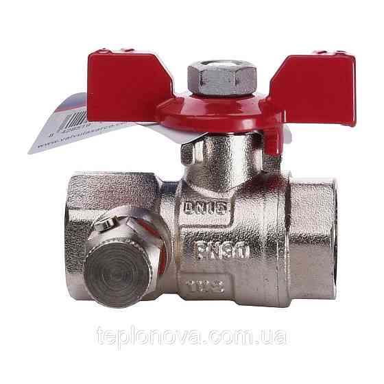 Кран кульовий повнопрохідний ARCO VA30 1/2″ 152203 (752203) з краном Маевського Чернівці