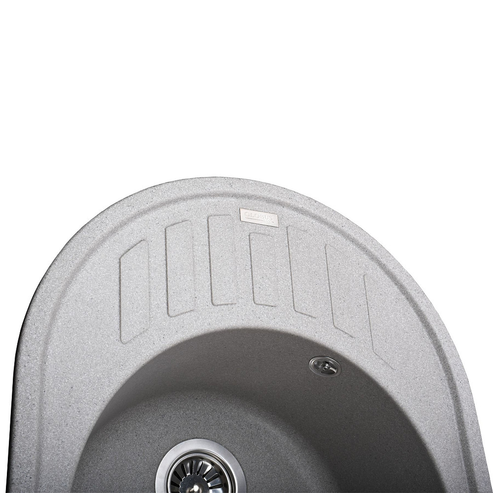 Гранітна мийка Globus Lux ARNO сірий камiнь 620x500мм-А0005 Тернопіль - фото 5