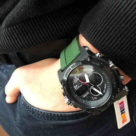 Оригінальні спортивні годинники SKMEI 2065BKWT, Годинники наручні електронні тактичні CT-26 Івано-Франківськ