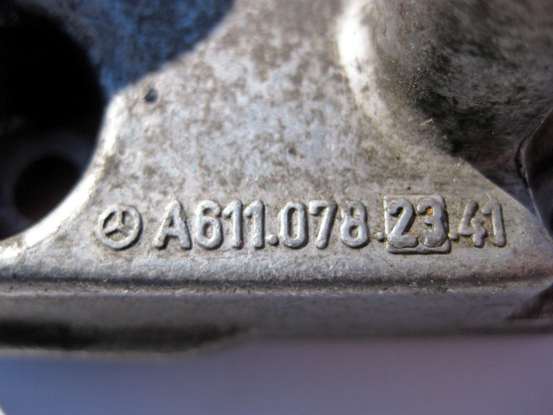 Mercedes-Benz  A6110782341 Кронштейн паливної рампи двигунів OM611 R4 2.2 cdi OM612 R5 2.7 OM613 R6 3.2 C-Class W202 W203 ML W163 E-Class W210 Одесса - изображение 4