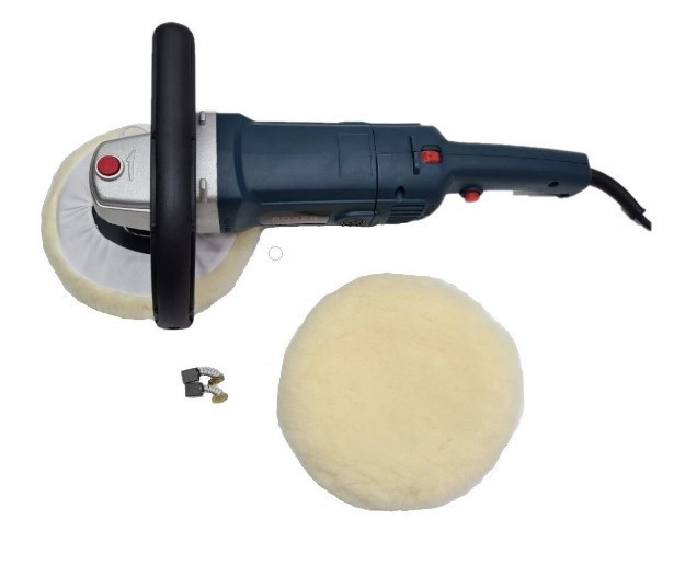 Поліровщик кузова BX-992 2350 Вт, 6 швидкостей, 180 мм, М14, антивібрація, з комплектом аксесуарів Одеса - фото 5