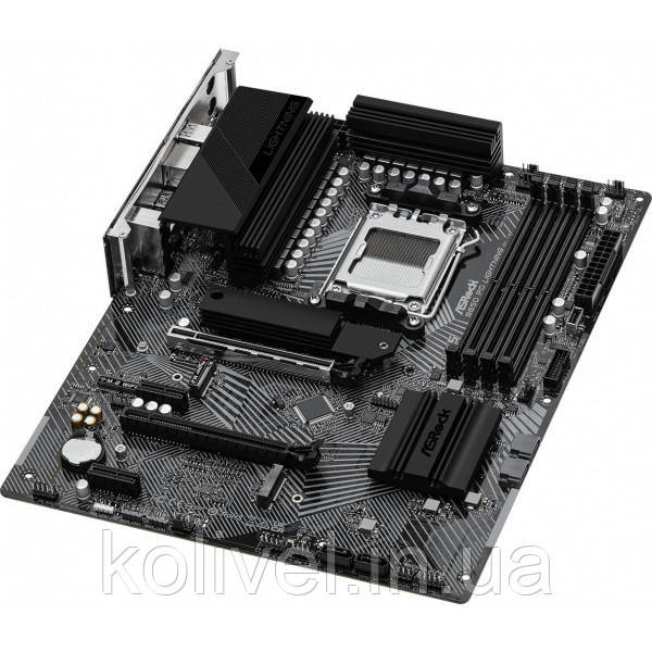ASRock B650 PG LIGHTNING (AM5/B650, 4*DDR5, 2xPCIex16, HDMI, 4xSATAІІІ, 3xM.2, 2.5GLan, 7.1ch, ATX) (B650 PG Київ - фото 3