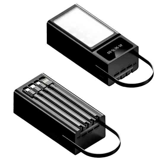 Универсальная мобильная батарея Maxcell PJ0099 120000mAh 2.1A Черный Винница