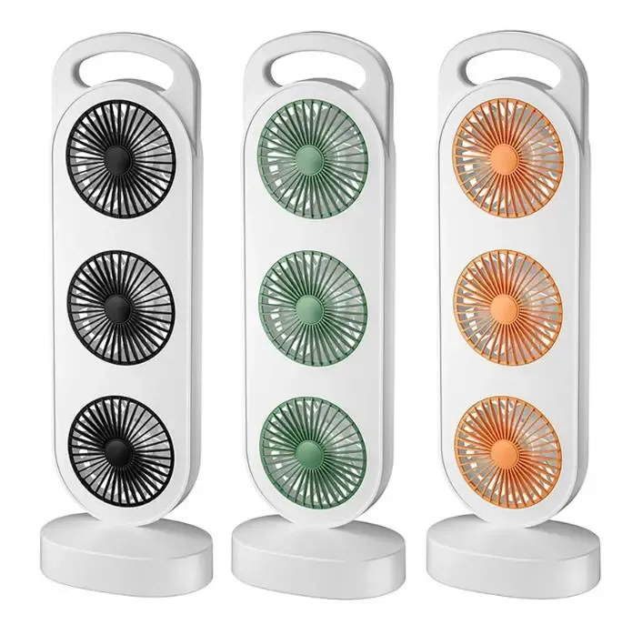Вентилятор аккумуляторный, 1200мАч, от USB, S-31 / Мини вентилятор портативный / Настольный вентилятор Коломия - фото 8