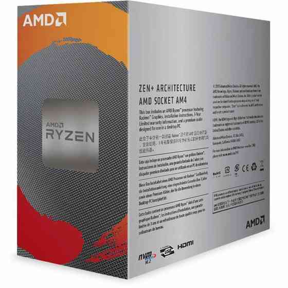 Процесор AMD Ryzen 3 3200G (3.6 GHz 4MB 65 W AM4) Box (YD3200C5FHBOX) ( Для настільного ПК ) Харків