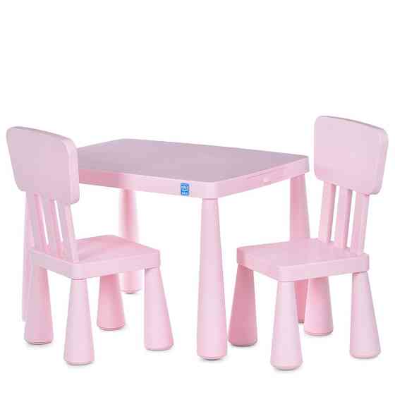 Дитячий столик M 6176-8 стільниця 76,5х54,5 см, 2 стільчики Вінниця