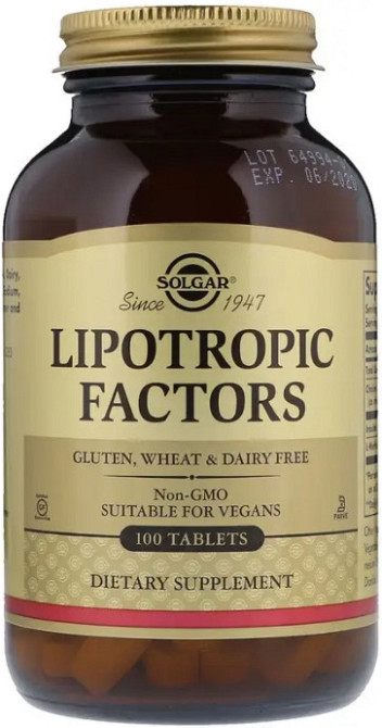 Липотропный фактор Solgar Lipotropic Factors 100 таб Киев - изображение 1