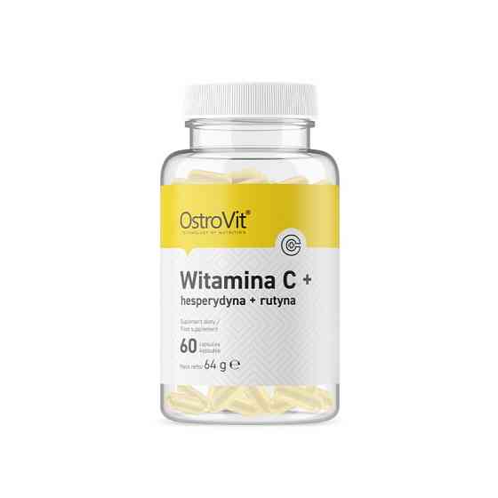 Витамины Ostrovit Vitamin C + Hesperidin + Rutin 60caps Луцк