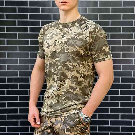 Мужская пиксельная футболка Pobedov Ergo Киев