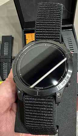 Смарт -Часы Garmin Epix Pro 51 Sapphire Titanium with leather band Киев