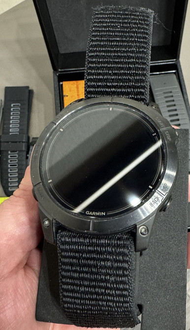 Смарт-Часи Garmin Epix Pro 51 Sapphire Titanium with leather band Київ - фото 4