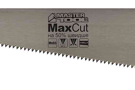 MASTERTOOL Ножівка столярна MASTERTOOL 4TPI MAX CUT 400 мм загартований зуб 2-D заточування пол Киев