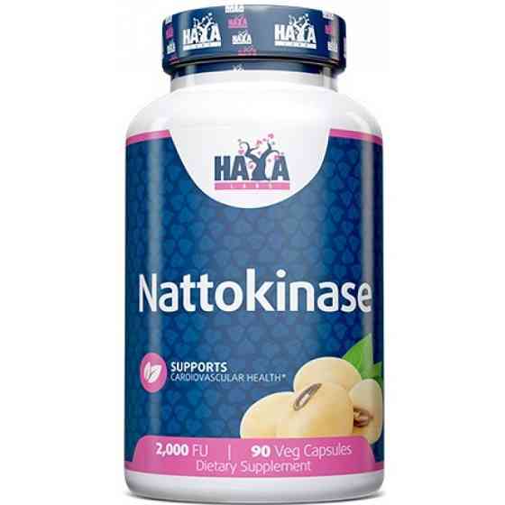 Наттокіназа Haya Labs Nattokinase 2000 FU 90 Veg Caps Луцьк