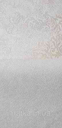 Шпалери вінілові на флізеліні гарячого тиснення DUKA Selective 1.06x10 під штукатурку структурні щільні білі молочні 32651 Київ