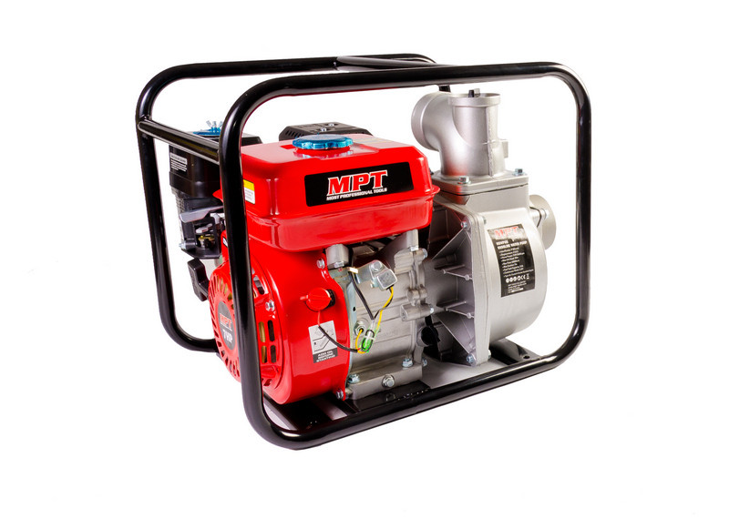 MPT Мотопомпа бензинова 4-тактна MPT 5200 Вт/7 к.с. 212 см³ вхід/вихід 80 мм 60 м³/год MGWP80 Коломия - фото 1