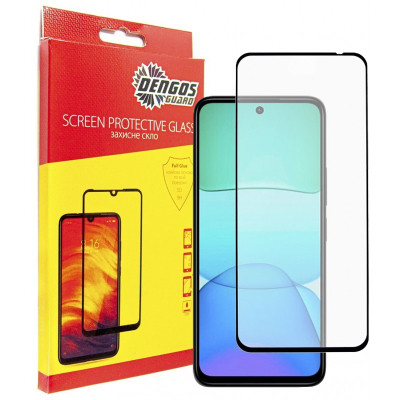 Стекло защитное Dengos Full Glue Xiaomi Redmi 13 4G (black) (TGFG-361) Винница - изображение 1