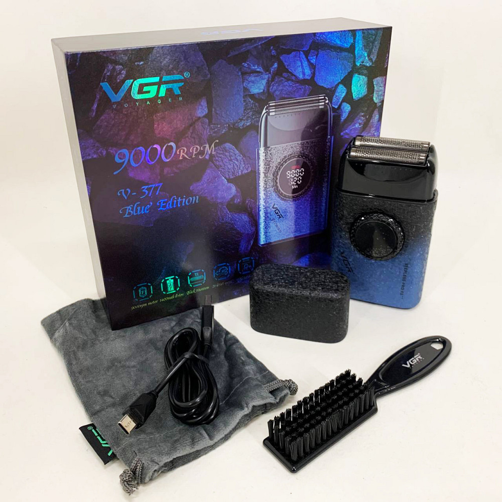 Електробритви для чоловіків SHAVER VGR V-377, Багатофункціональний тример для стрижки волосся і бороди JC-75 Львів - фото 19
