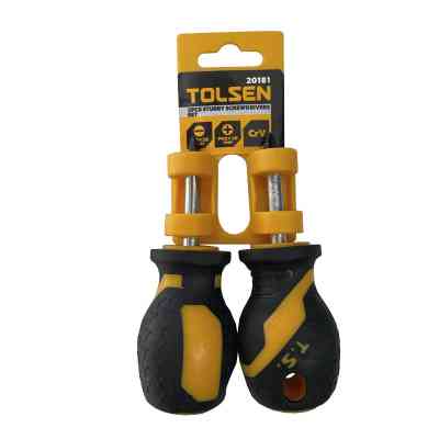 Набір викруток Tolsen коротких SL6,5*38мм+PH2*38мм (20181) Вінниця