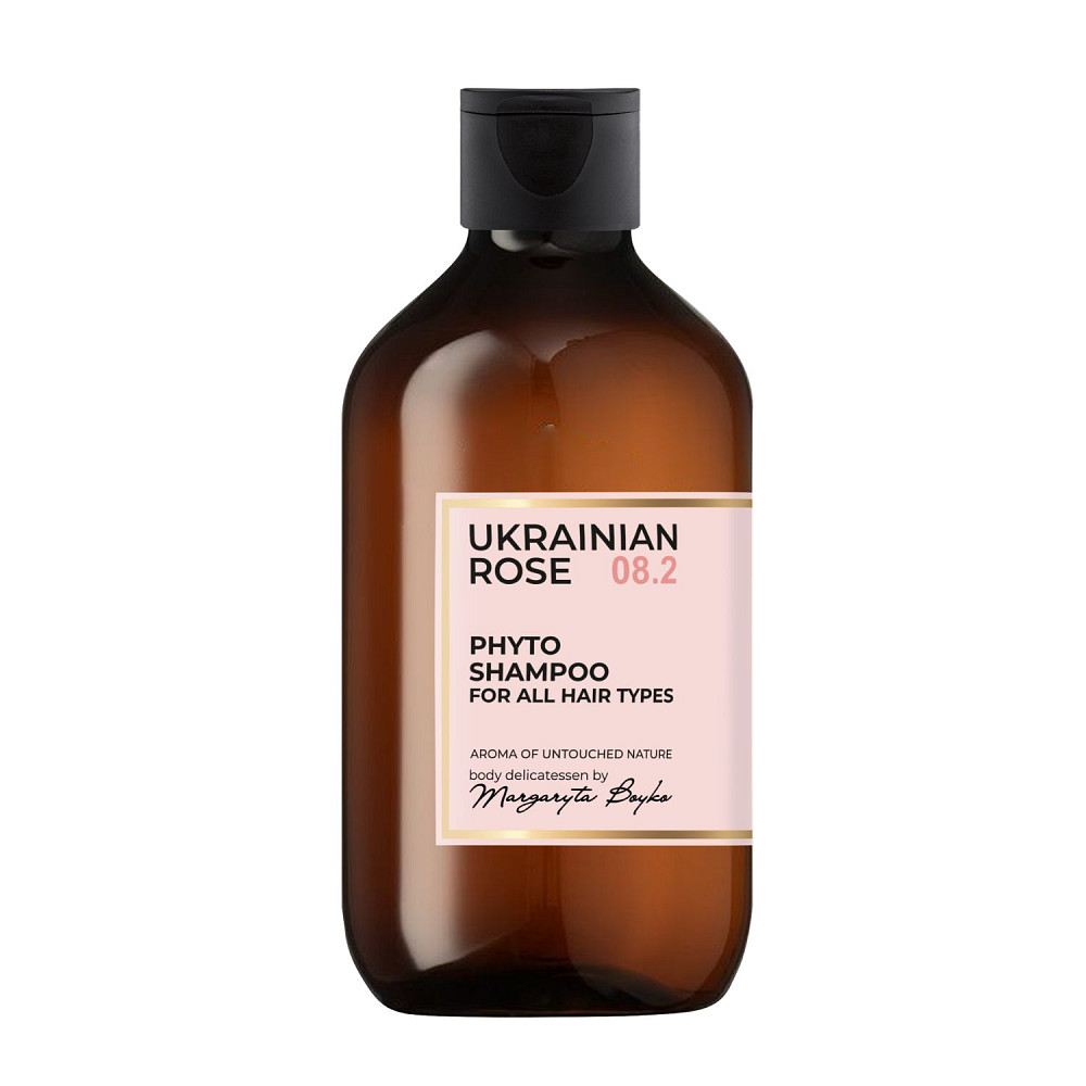 Фіто-шампунь для волосся з фітокомплексом із 7 відбірних трав Ukrainian Rose 300 мл Київ - фото 1