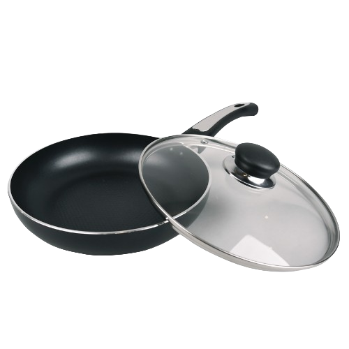 Сковорідка d24см з кришкою індукційне дно чорна MR-1203-24 Maestro Житомир