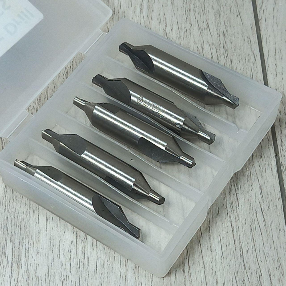 Центрувальне свердло 5.0 мм ГОСТ HSS, для металу, токарних та свердлильних робіт, високоточне Харків - фото 4