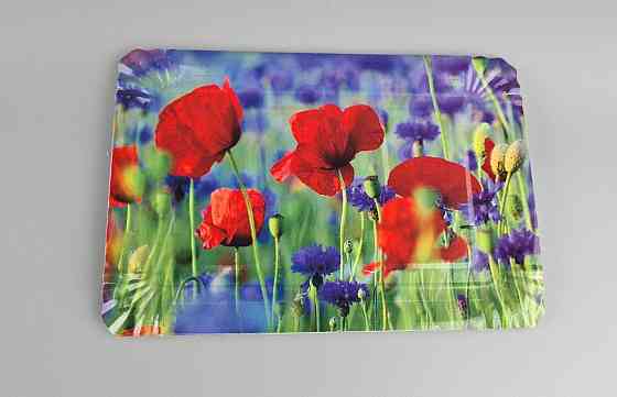 Тарілки святкові паперові 15 * 22 см "No 7" Макове поле 10 шт (1 пачка) Харків