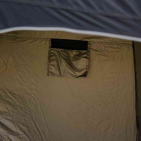 Намет душ-туалет для кемпінгу автомат 120×120×190 (см) тент для душу та туалету туристичний LU-015DB Чорний Коломия