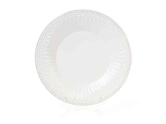 Тарілка 25см WHITE 545-320 ТМ BONADI Київ