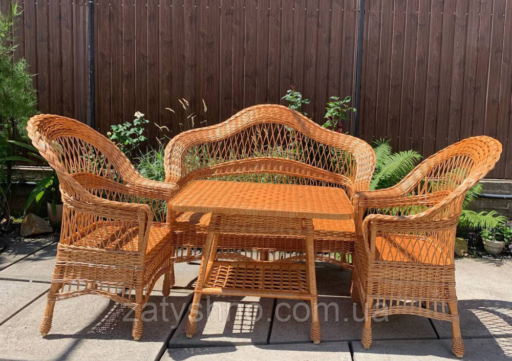 Набор мебели Капля, плетенный Киев - изображение 1