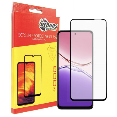 Скло захисне Dengos Full Glue OPPO A5x Black (TGFG-403) Вінниця - фото 1