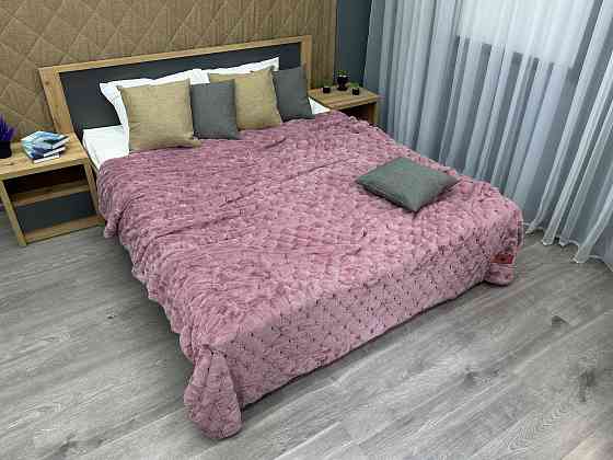 Плед-покрывало Шиншилла 210х220 см (+-5см) Пудровый (87-019) Киев