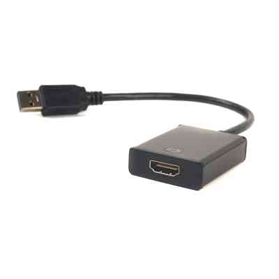 Перехідник USB 3.0 M to HDMI female PowerPlant (CA910373) Вінниця