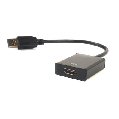 Перехідник USB 3.0 M to HDMI female PowerPlant (CA910373) Вінниця - фото 1