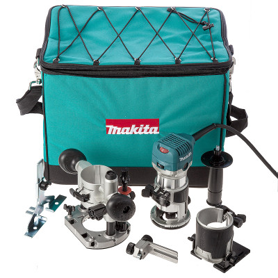 Фрезер Makita RT0702CX2 710ВТ, цанга 6 та 8мм, 10000-34000об/мин (RT0702CX2) Винница - изображение 10
