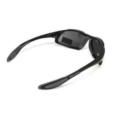 Солнцезащитные очки Global Vision Code-8 Серые в чёрной матовой оправе (1КОД8-20) Винница