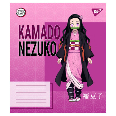 Зошит Yes Demon slayer Heroes А5 36 аркушів клітинка (767695) Вінниця - фото 2