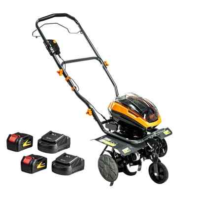 Культиватор GTM BT56, 2x18V, ширина 36/56см, 2x4Ah (BT56_KIT) Вінниця