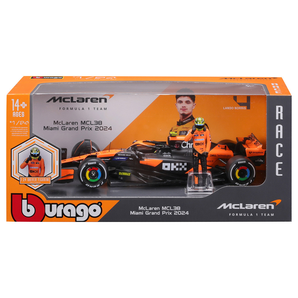 Автомодель з фігуркою - McLaren MCL38 (1:24) Дніпро - фото 9