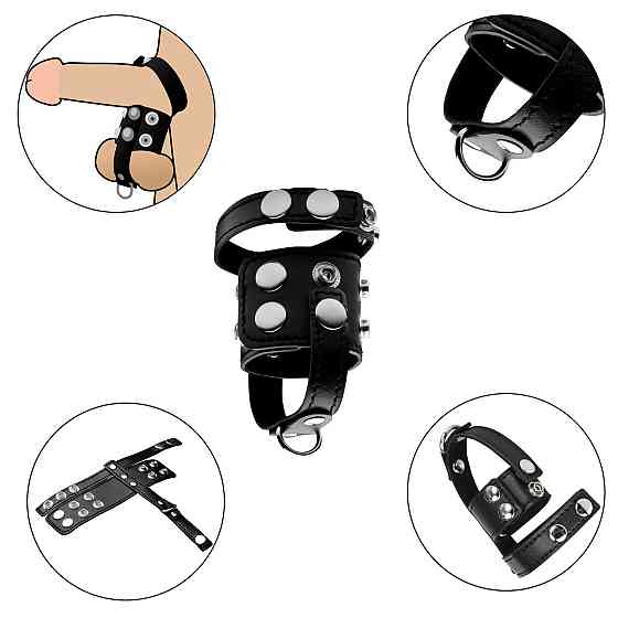 Бондажний ремінець - Erospace Wild Play Cock And Ball Strap C20 Sex Aura Київ