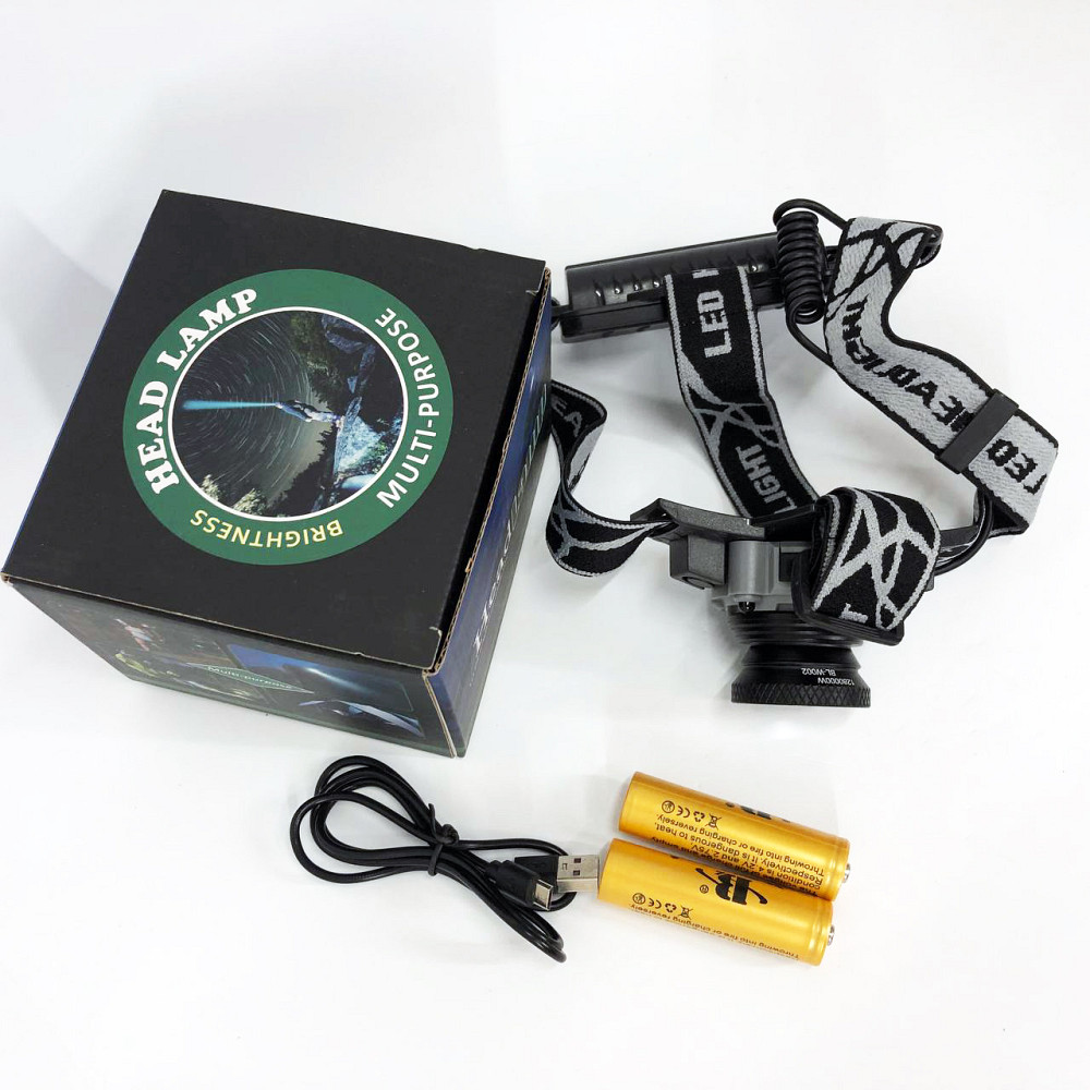 Фонарь для спасателей на голову BL-W002, Портативный светодиодный налобный фонарь KP-48 Львов - изображение 4