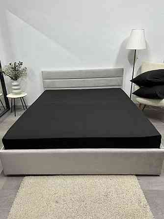 Ecotton Простирадло на резинці Ecotton 140х200 см фланель з бавовни Black чорний Коломия