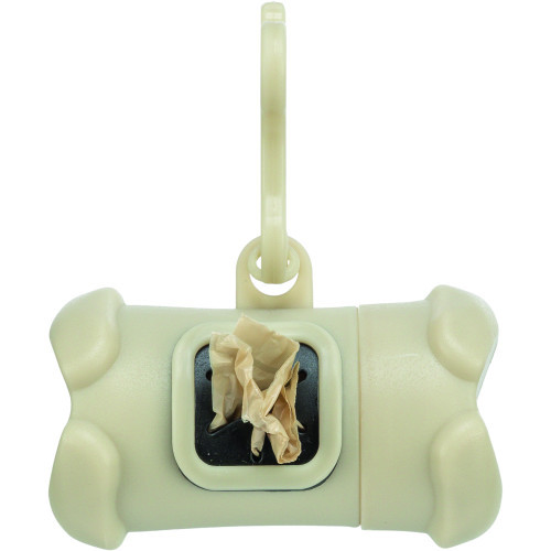 Контейнер-кісточка Trixie для збиральних пакетів пластикова з 1 рулоном пакетів для фекалій розмір М 15 шт Київ - фото 5