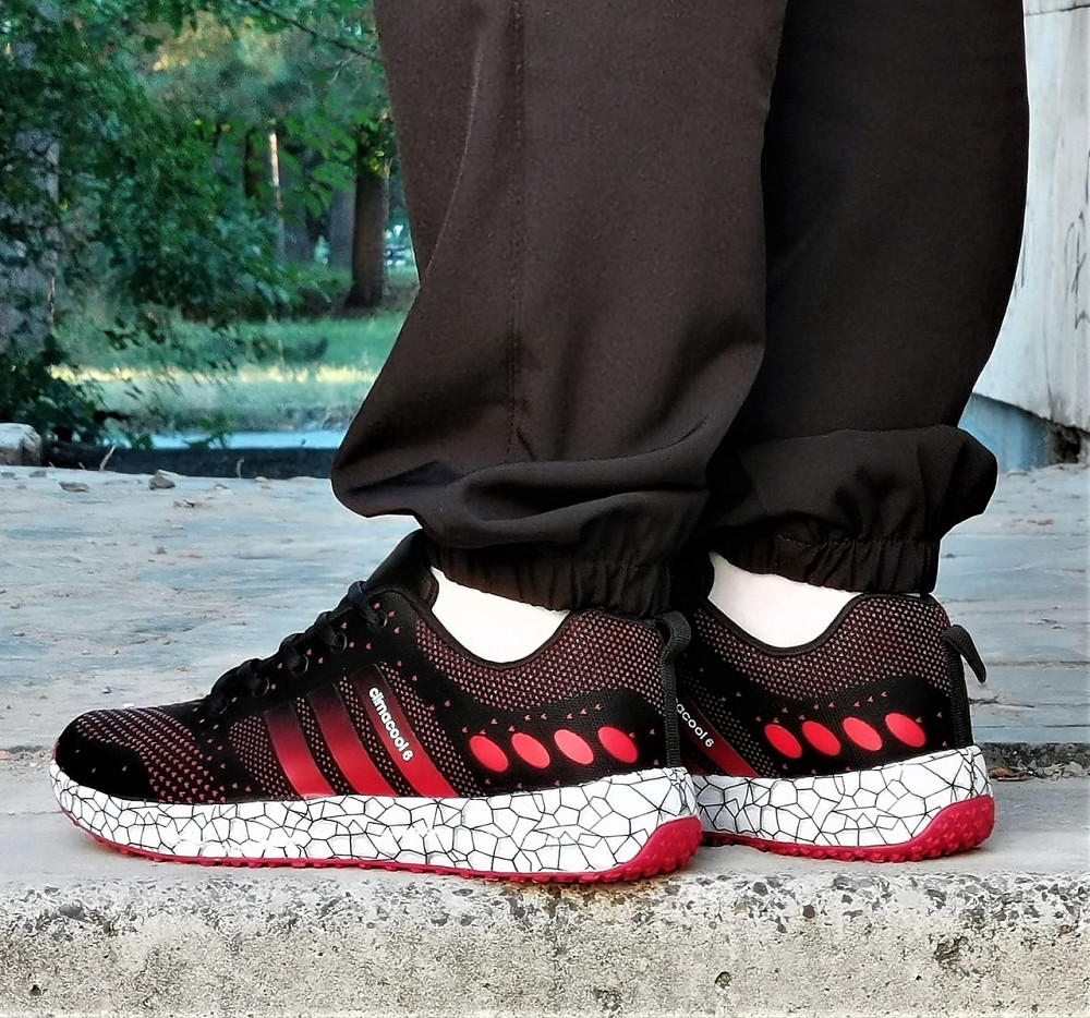 Кросівки Adidas Climacool Чорні Чоловічі Адіас Червоні (розміри: 41,42,43,44,45) Дніпро - фото 6