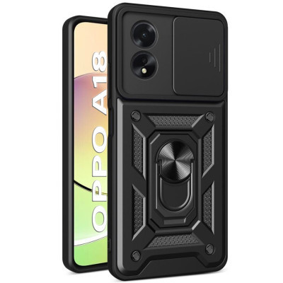 Чехол для мобильного телефона BeCover Military Oppo A18 Black (710712) Винница - изображение 1