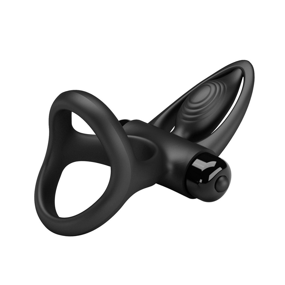 Эрекционное кольцо - Pretty Love Vibration Cock Ring Black Sex Aura Киев - изображение 6