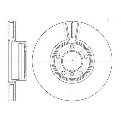Гальмівний диск REMSA 6599.10 Вінниця - фото 1