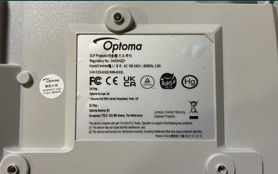 Проектор: Optoma EH400+ (1920x1080) 22 000,1/ 4000Lm. Харьков - изображение 2