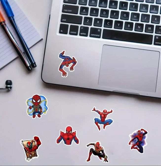 Набір наклейок (стікерів) Marvel Spiderman (50 шт.), стікерпак Марвел. Спайдермен Київ - фото 4