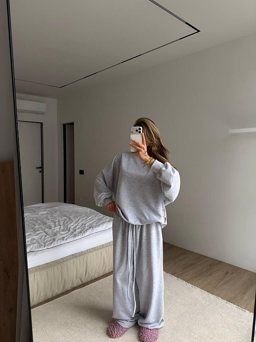 Женский повседневный костюм двойка турецкая петля Меланж Одесса - изображение 7